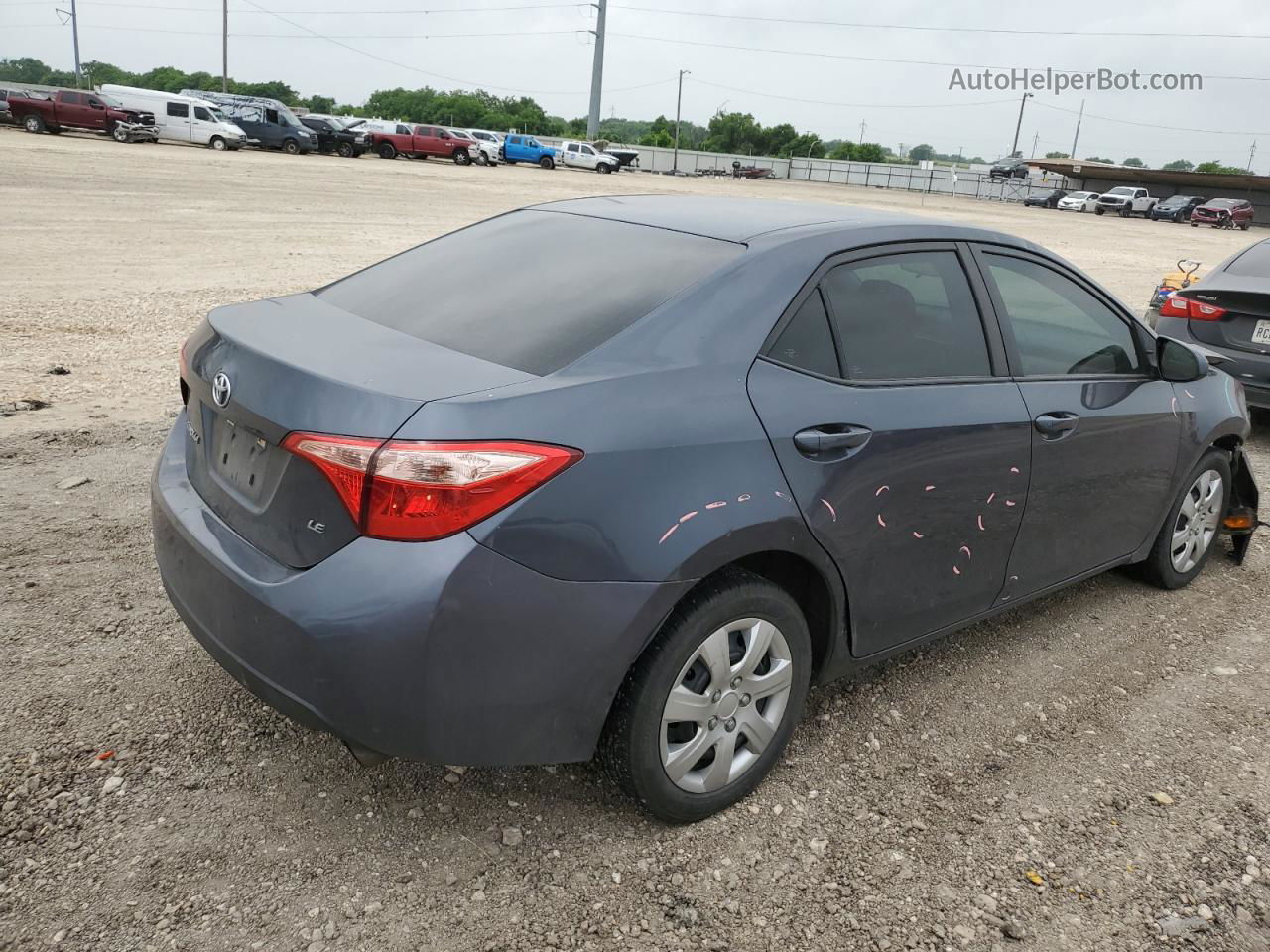 2019 Toyota Corolla L Blue vin: 5YFBURHE4KP883482