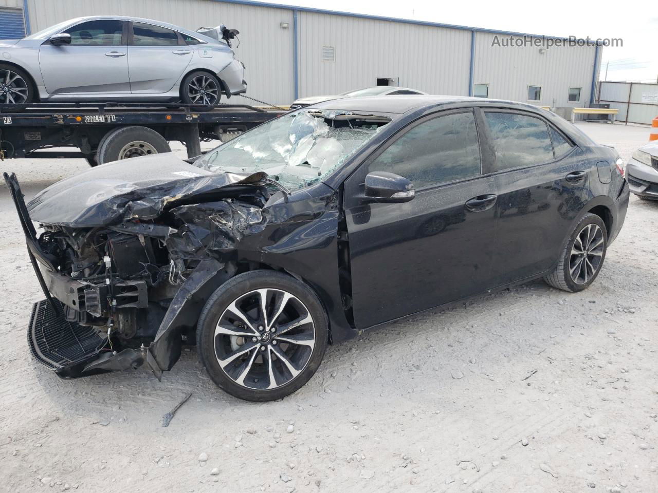 2019 Toyota Corolla L Black vin: 5YFBURHE4KP886253