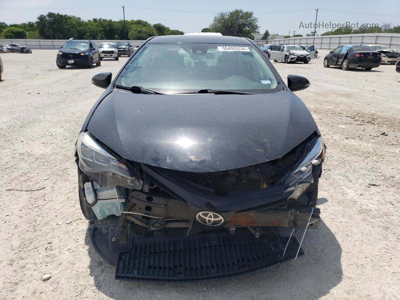 2019 Toyota Corolla L Black vin: 5YFBURHE4KP889380