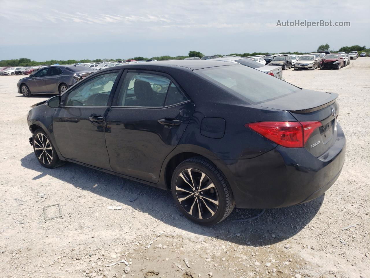 2019 Toyota Corolla L Черный vin: 5YFBURHE4KP889380