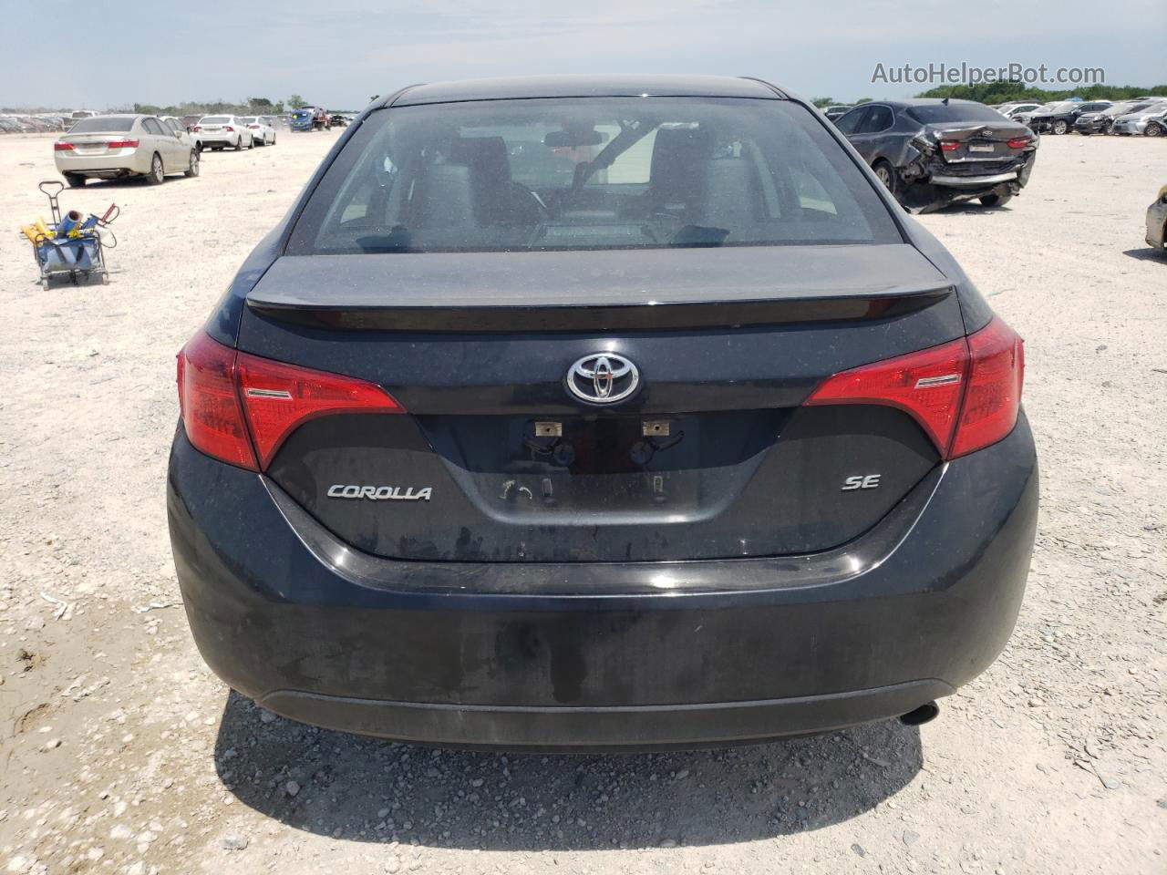 2019 Toyota Corolla L Black vin: 5YFBURHE4KP889380