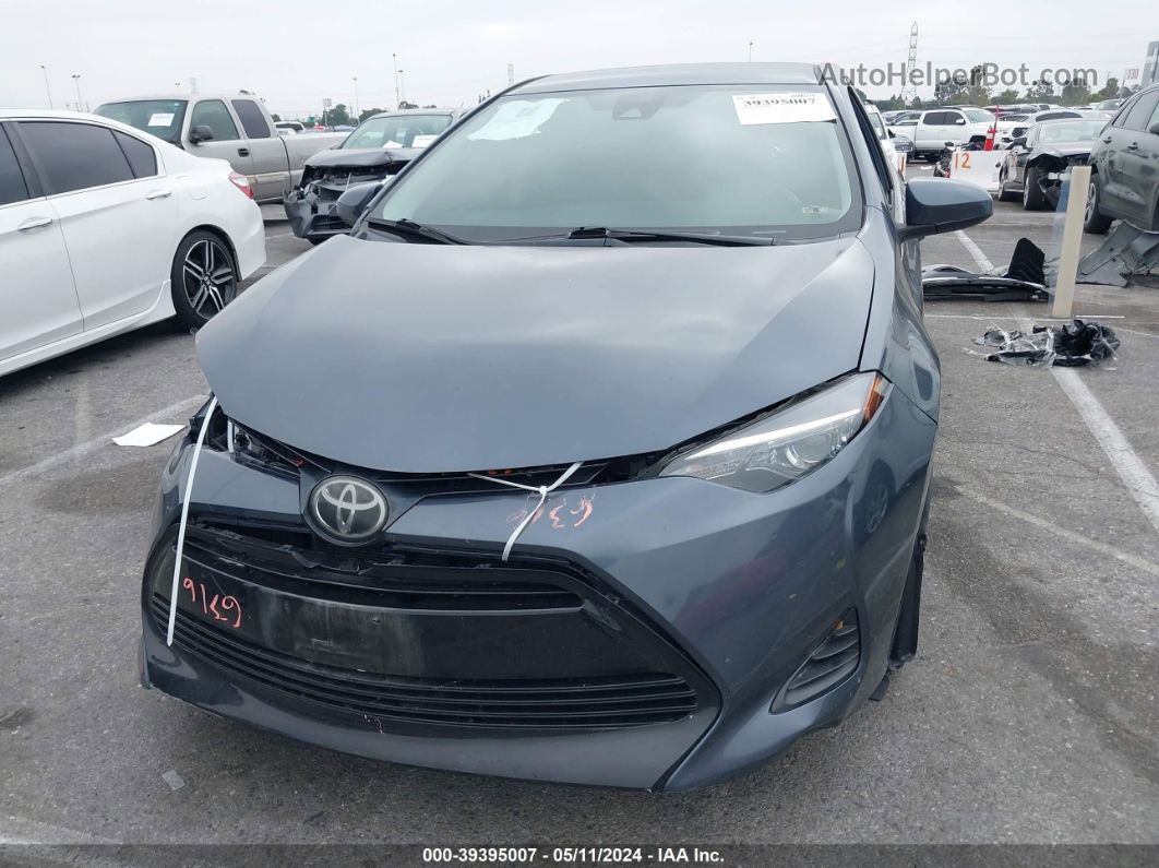 2019 Toyota Corolla Le Gray vin: 5YFBURHE4KP906775