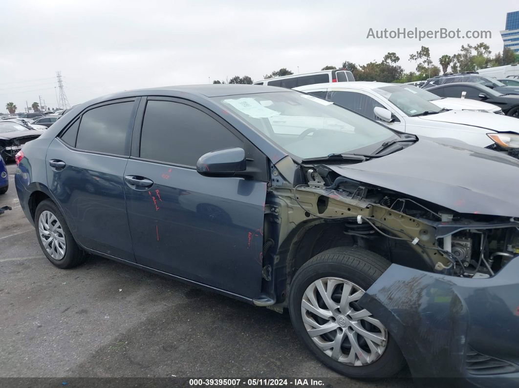 2019 Toyota Corolla Le Gray vin: 5YFBURHE4KP906775