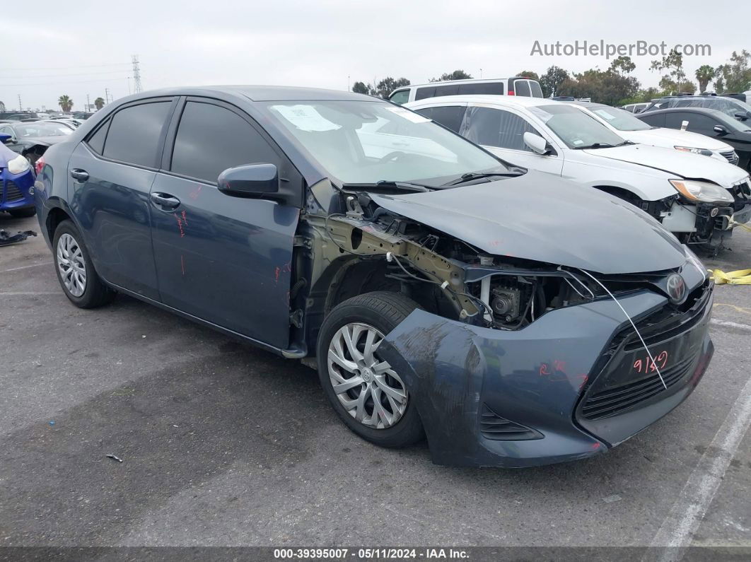 2019 Toyota Corolla Le Gray vin: 5YFBURHE4KP906775