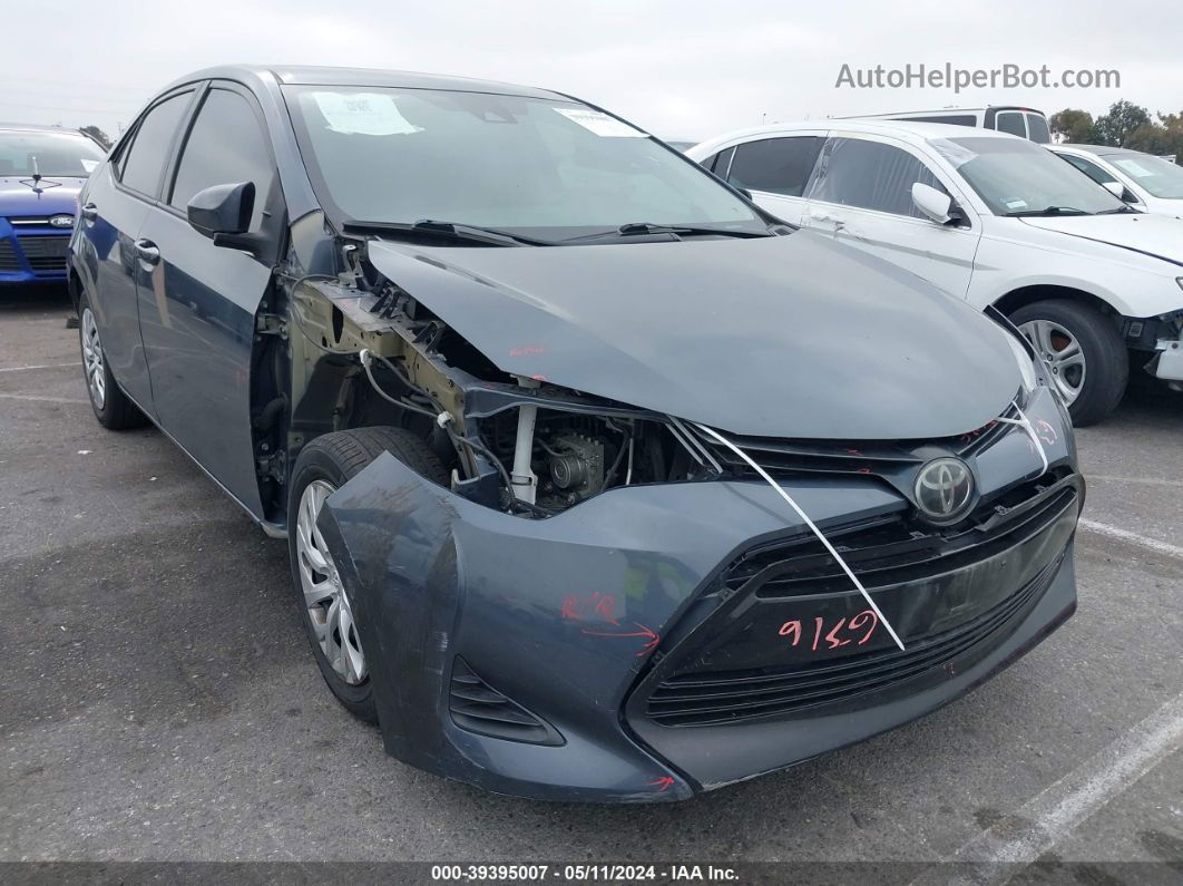 2019 Toyota Corolla Le Gray vin: 5YFBURHE4KP906775