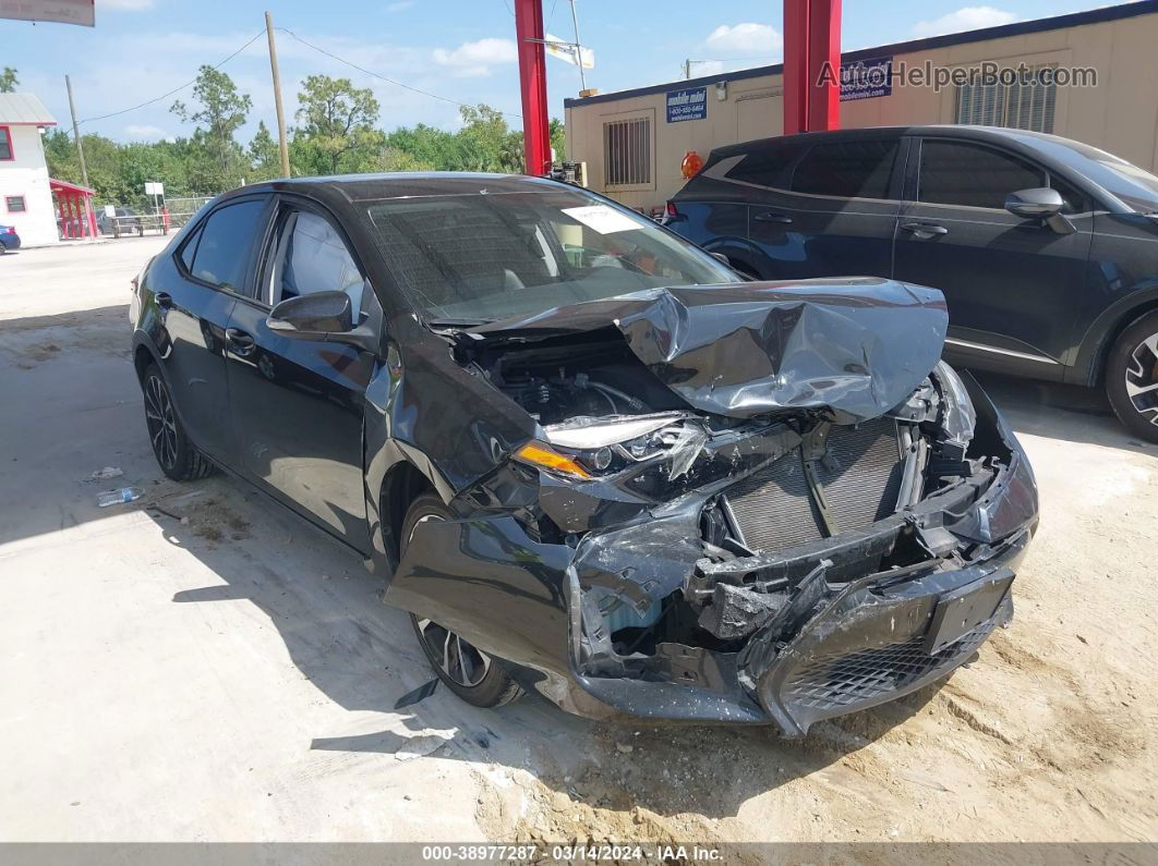 2019 Toyota Corolla Se Black vin: 5YFBURHE4KP911121