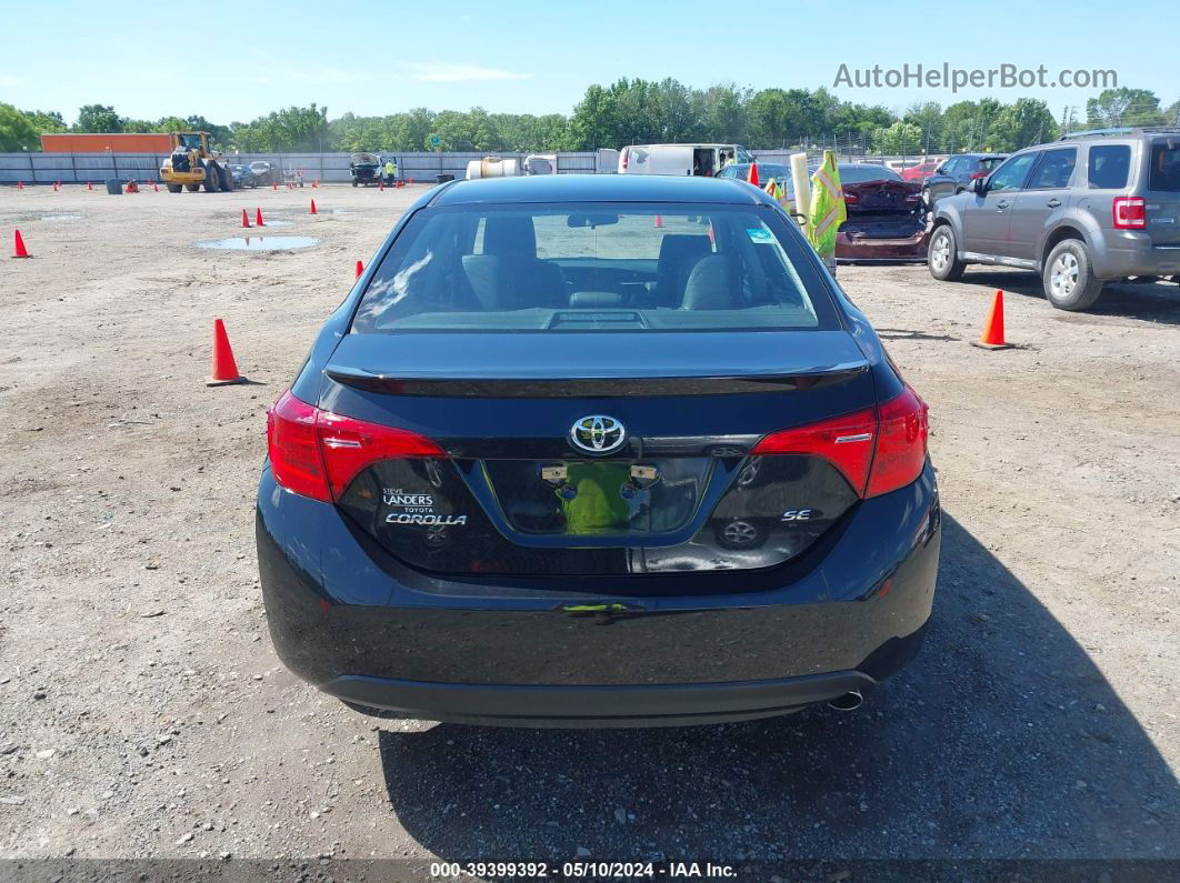 2019 Toyota Corolla Se Black vin: 5YFBURHE4KP922670