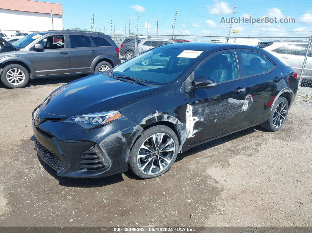 2019 Toyota Corolla Se Black vin: 5YFBURHE4KP922670