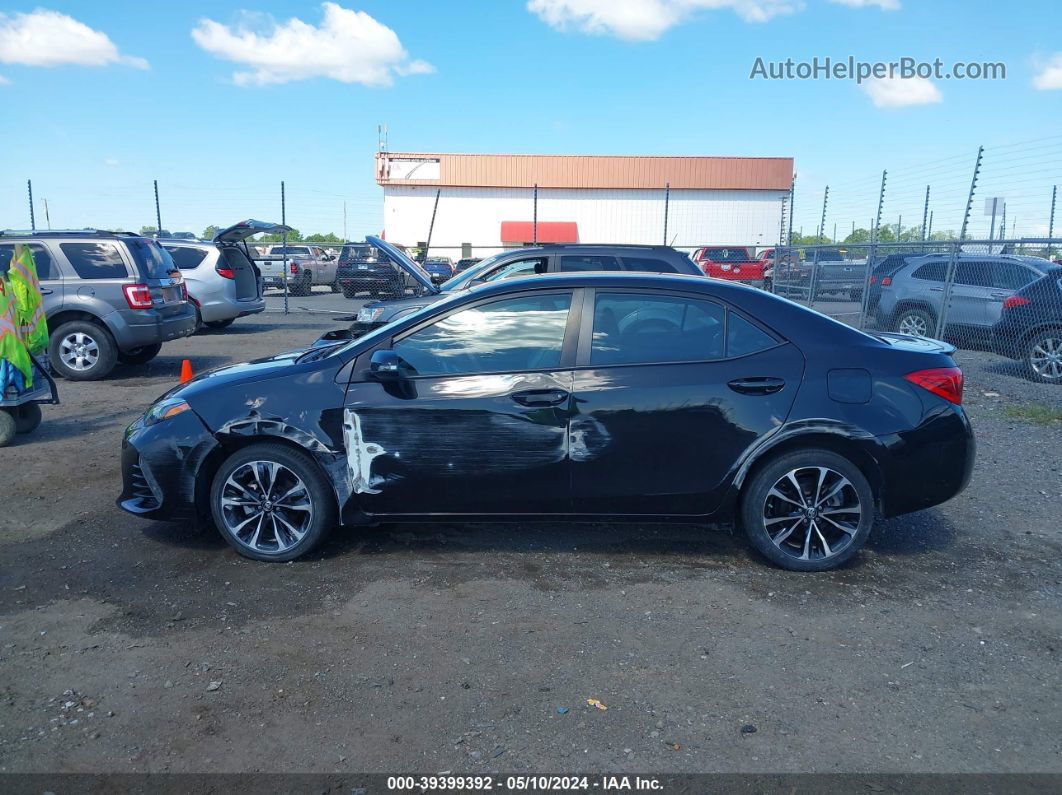 2019 Toyota Corolla Se Black vin: 5YFBURHE4KP922670