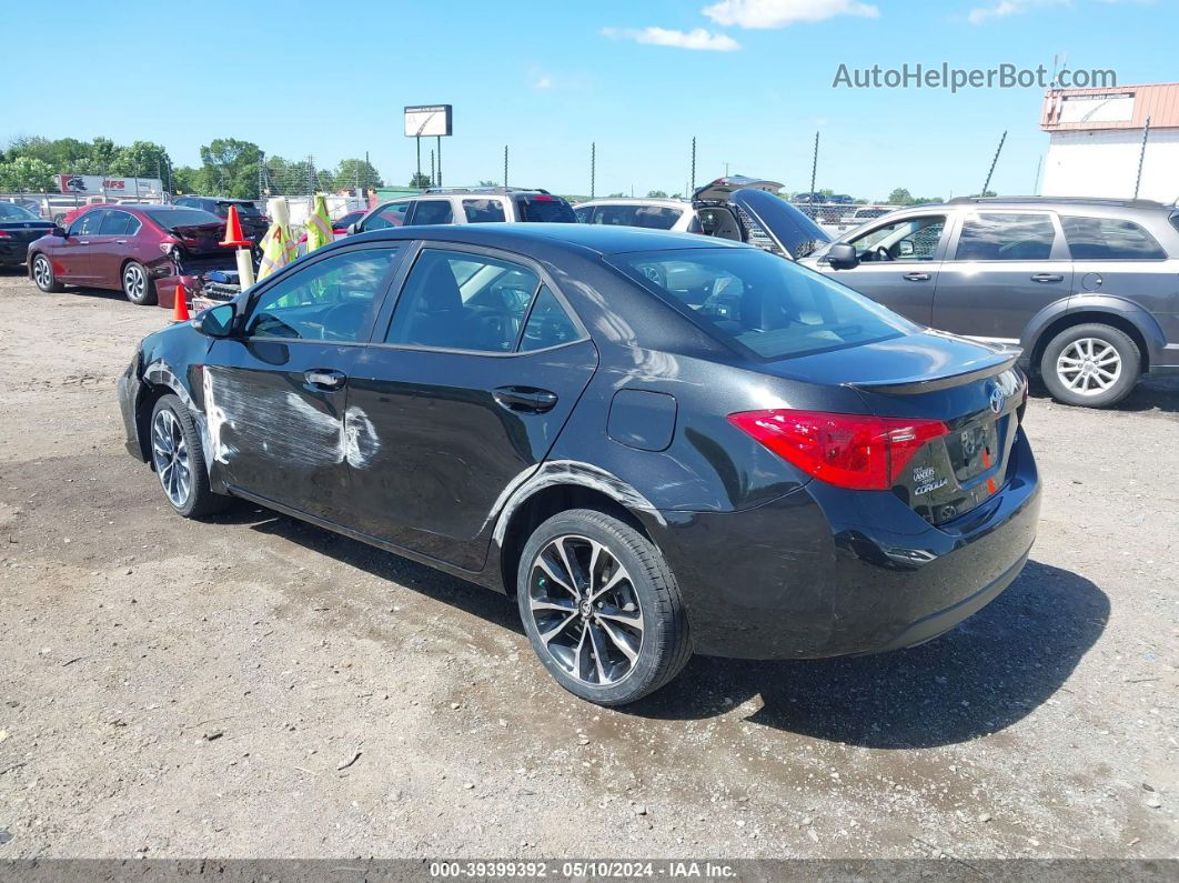 2019 Toyota Corolla Se Black vin: 5YFBURHE4KP922670