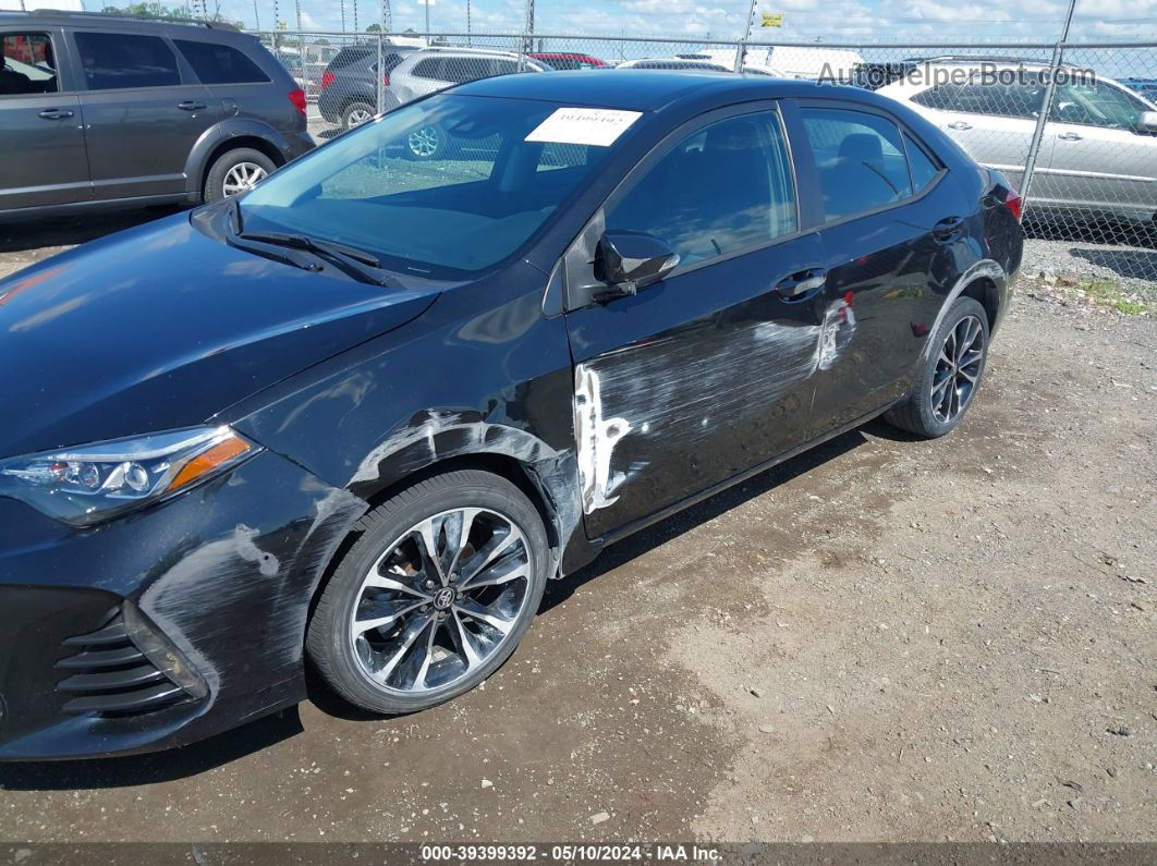 2019 Toyota Corolla Se Black vin: 5YFBURHE4KP922670