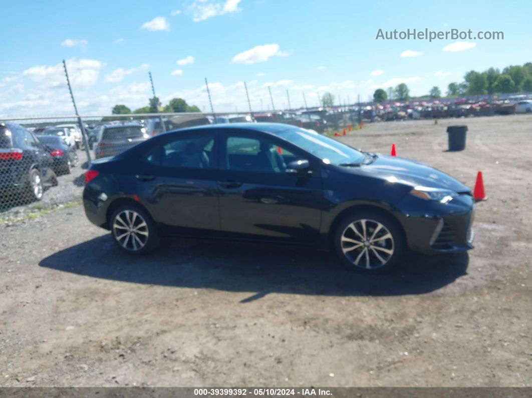 2019 Toyota Corolla Se Black vin: 5YFBURHE4KP922670