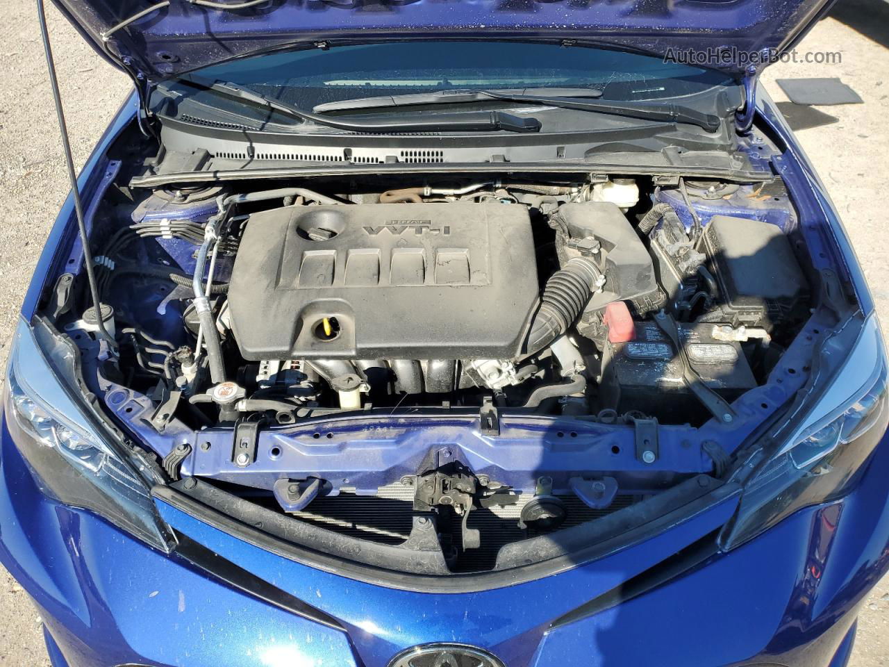 2019 Toyota Corolla L Blue vin: 5YFBURHE4KP924600