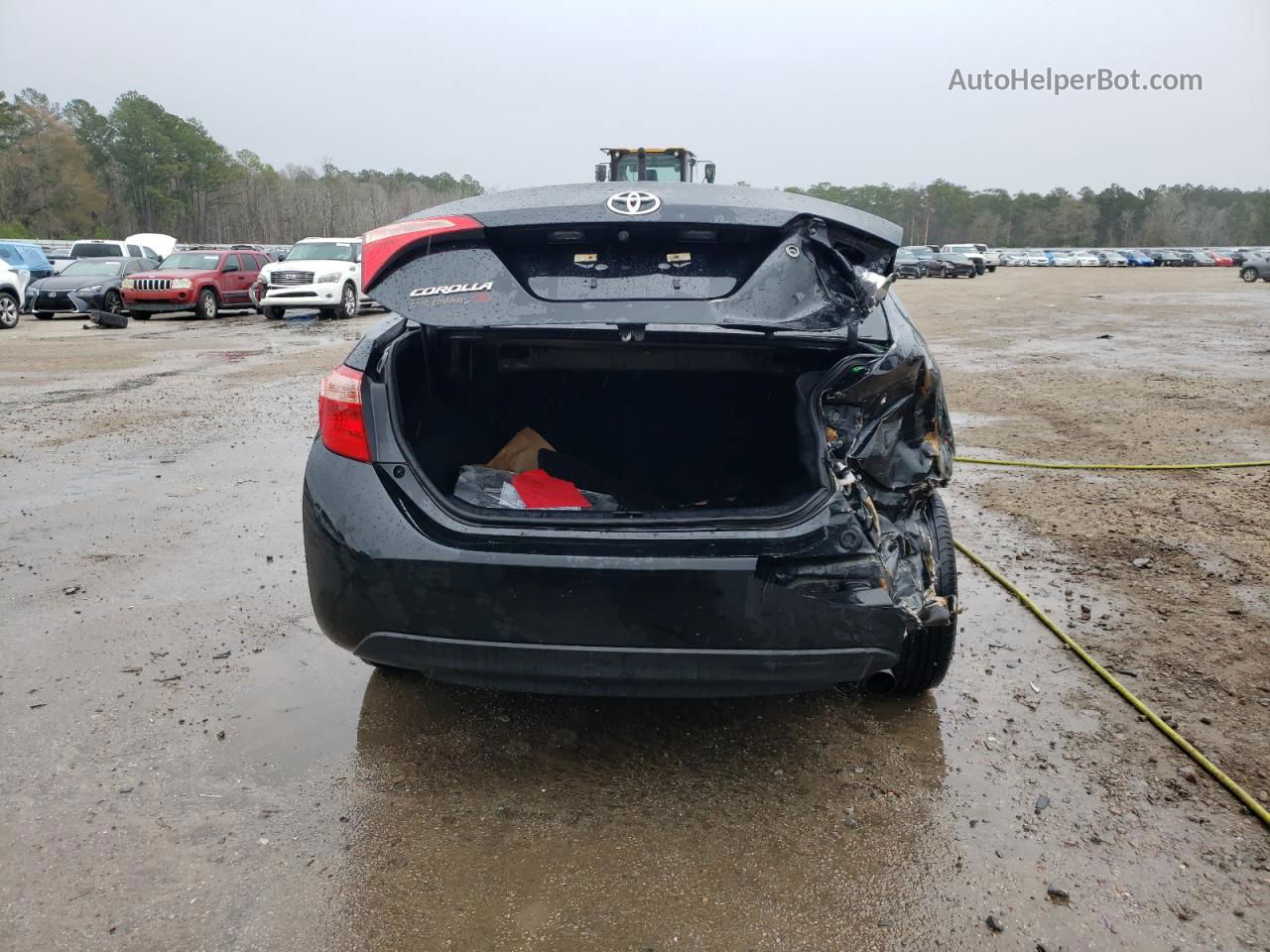 2019 Toyota Corolla L Black vin: 5YFBURHE4KP939842