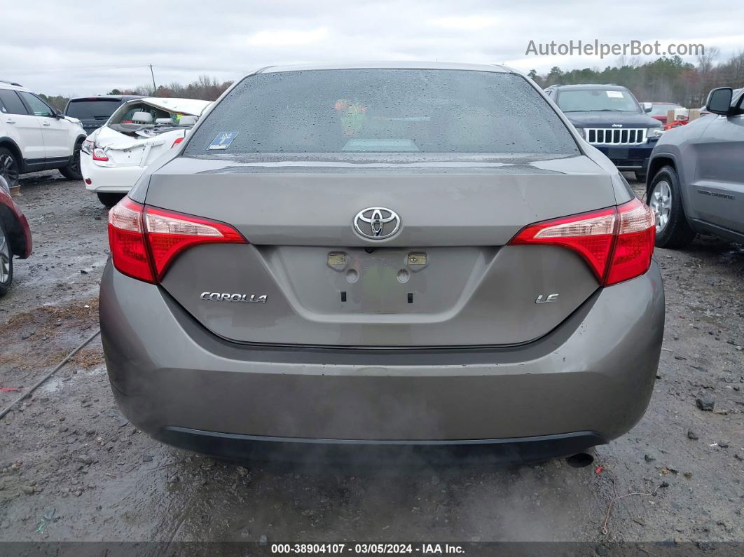 2019 Toyota Corolla Le Gray vin: 5YFBURHE4KP940814