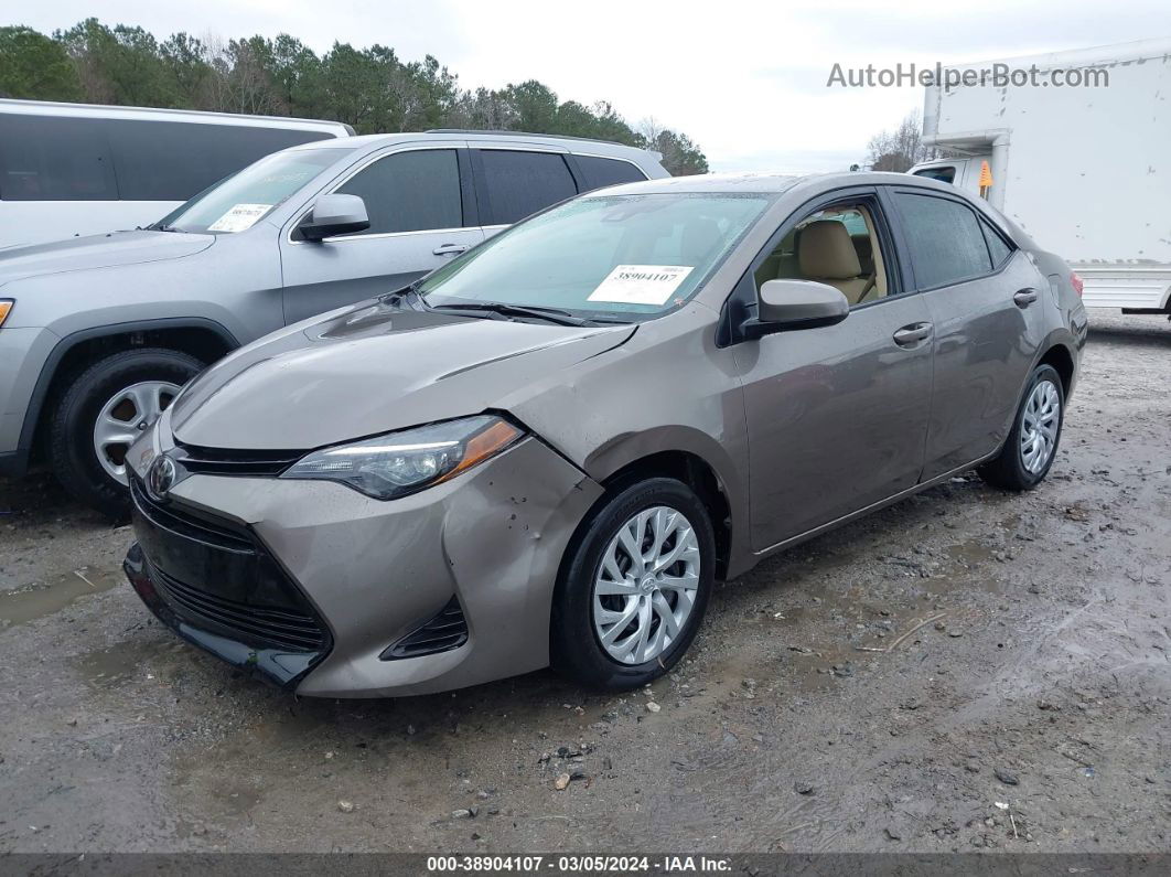 2019 Toyota Corolla Le Gray vin: 5YFBURHE4KP940814