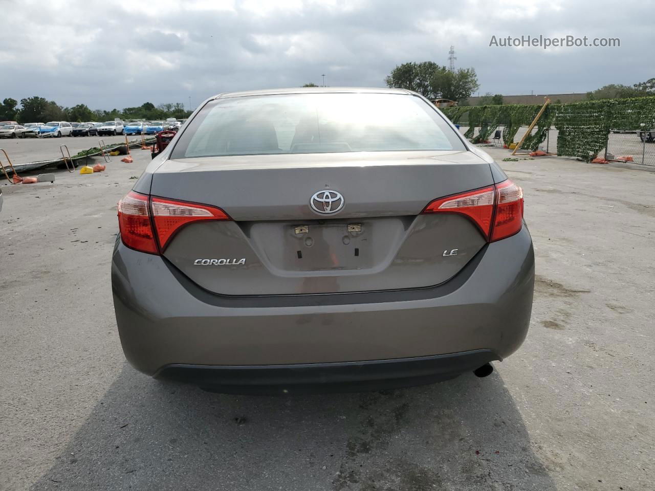 2019 Toyota Corolla L Tan vin: 5YFBURHE4KP942109