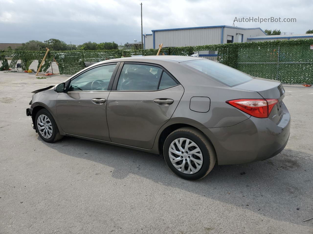 2019 Toyota Corolla L Tan vin: 5YFBURHE4KP942109