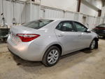 2014 Toyota Corolla L Silver vin: 5YFBURHE5EP070138