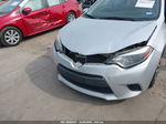 2014 Toyota Corolla Le Silver vin: 5YFBURHE5EP082922