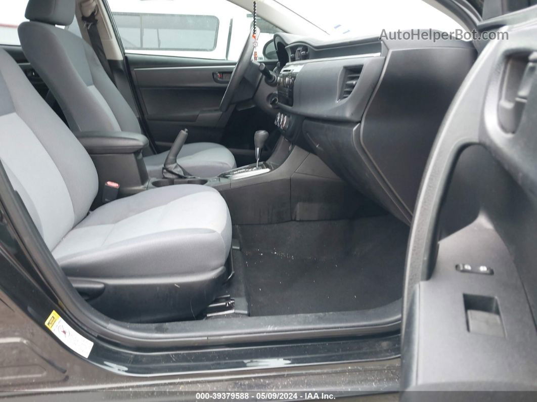 2014 Toyota Corolla L Черный vin: 5YFBURHE5EP086081