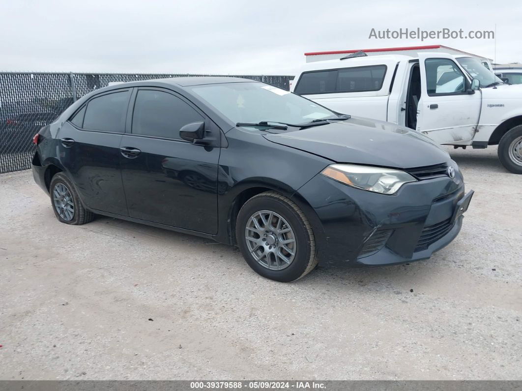 2014 Toyota Corolla L Black vin: 5YFBURHE5EP086081