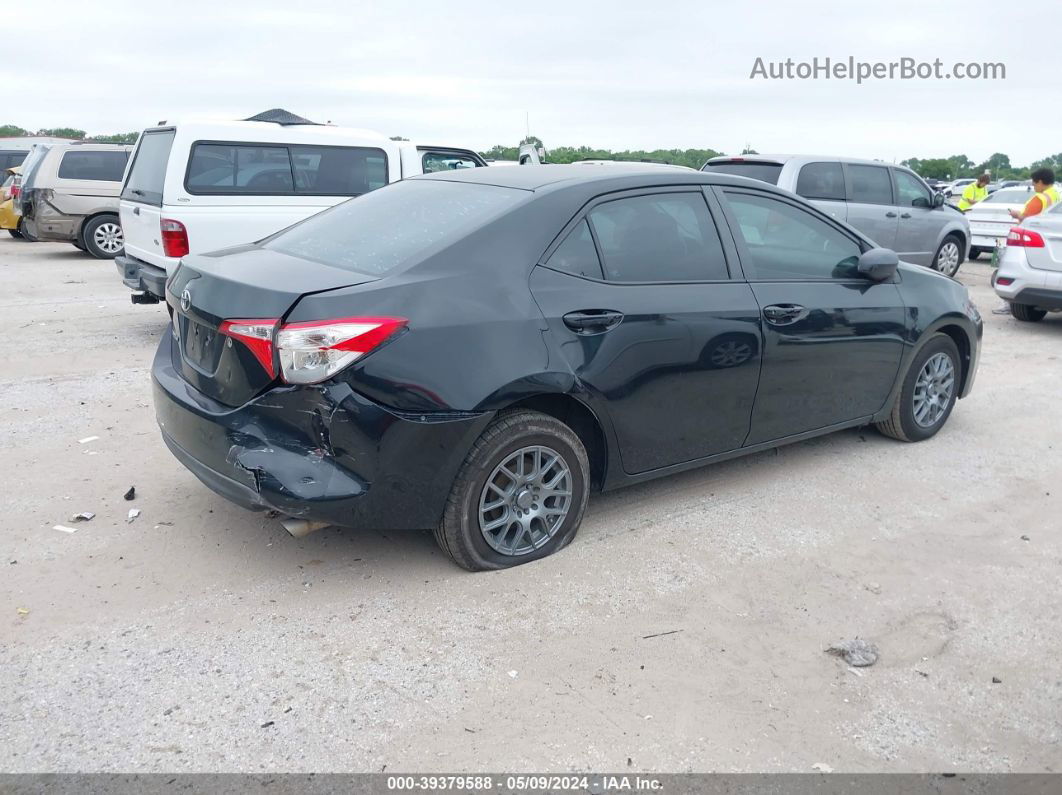 2014 Toyota Corolla L Black vin: 5YFBURHE5EP086081