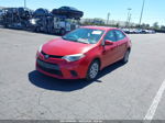 2014 Toyota Corolla Le Red vin: 5YFBURHE5EP095623