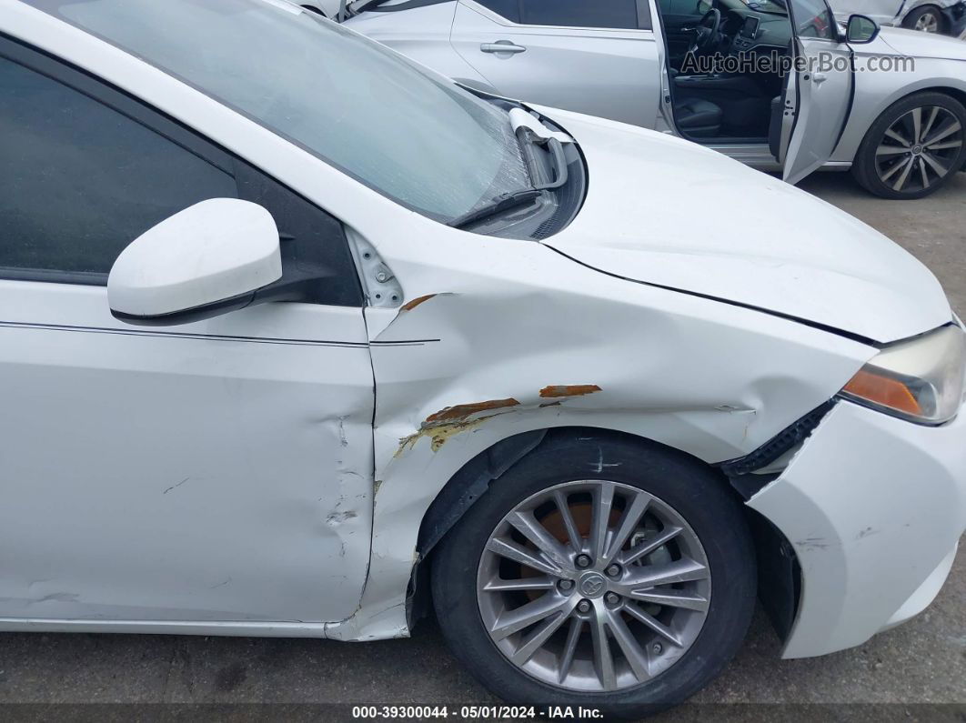 2014 Toyota Corolla Le Plus White vin: 5YFBURHE5EP100562