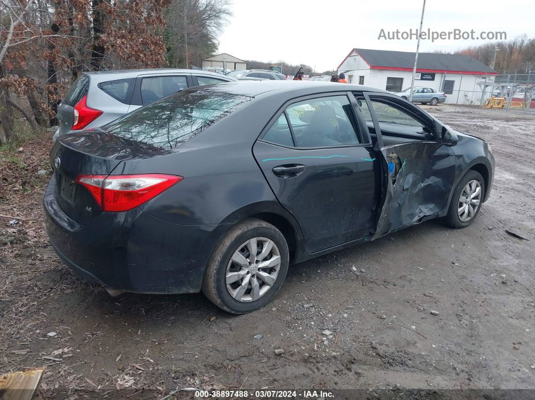 2014 Toyota Corolla Le Черный vin: 5YFBURHE5EP112940