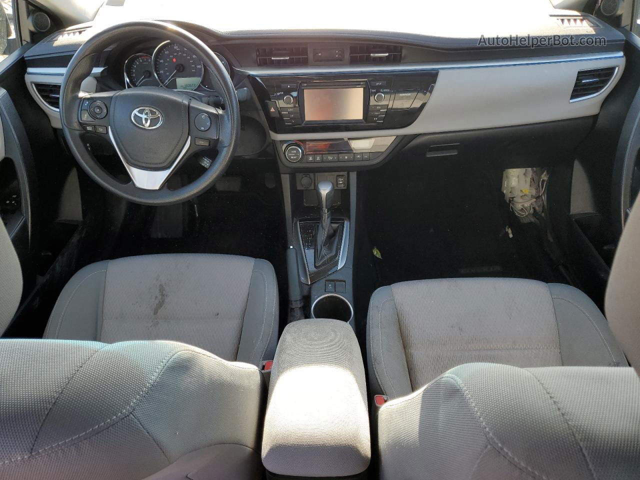 2015 Toyota Corolla L Gray vin: 5YFBURHE5FP200291