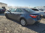 2015 Toyota Corolla L Gray vin: 5YFBURHE5FP200291