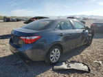 2015 Toyota Corolla L Gray vin: 5YFBURHE5FP200291