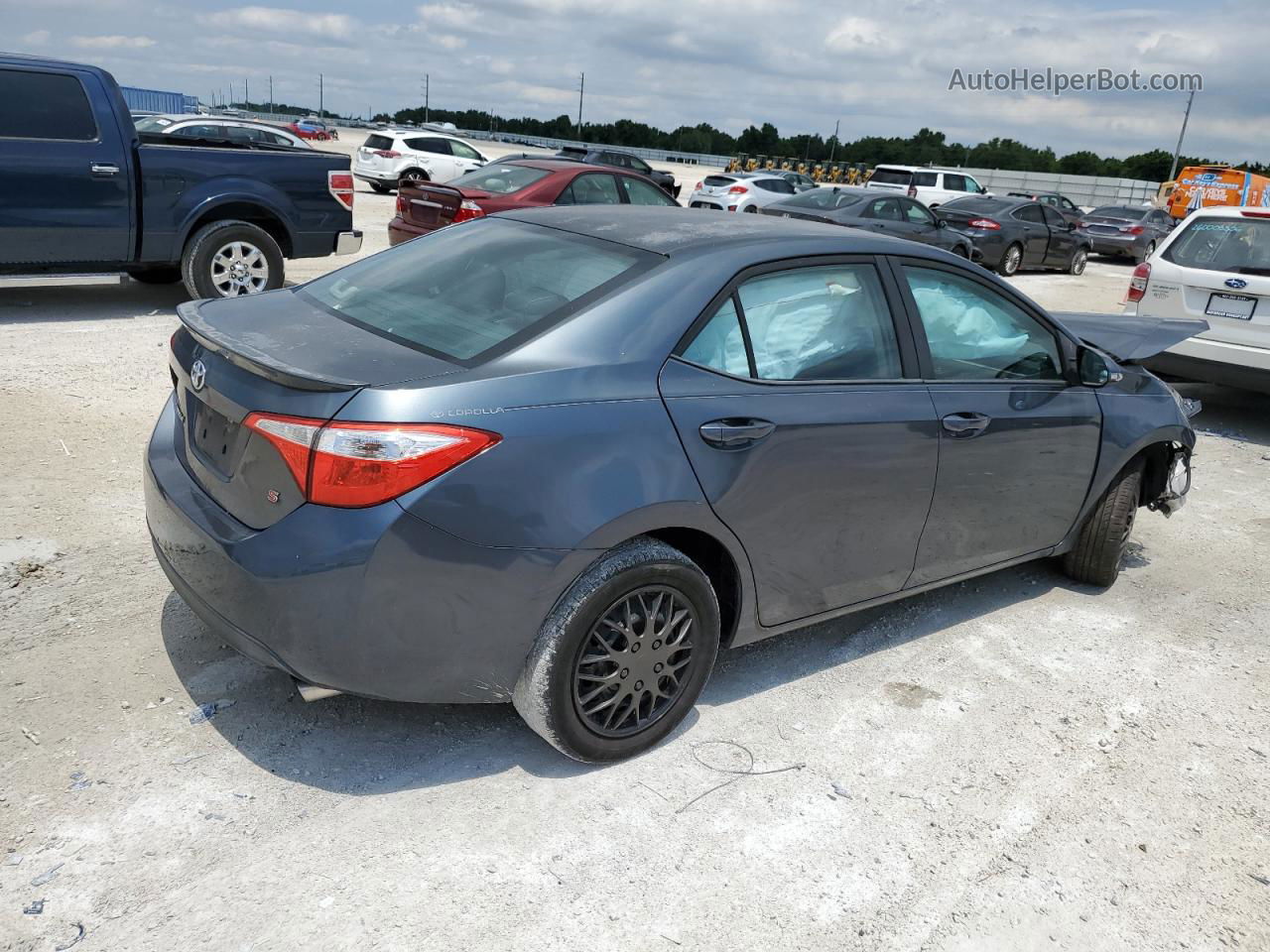 2015 Toyota Corolla L Charcoal vin: 5YFBURHE5FP204471