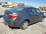 2015 Toyota Corolla L Gray vin: 5YFBURHE5FP216992