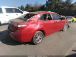 2015 Toyota Corolla Le Plus Red vin: 5YFBURHE5FP225126