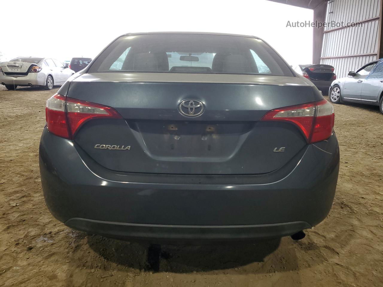 2015 Toyota Corolla L Gray vin: 5YFBURHE5FP239947