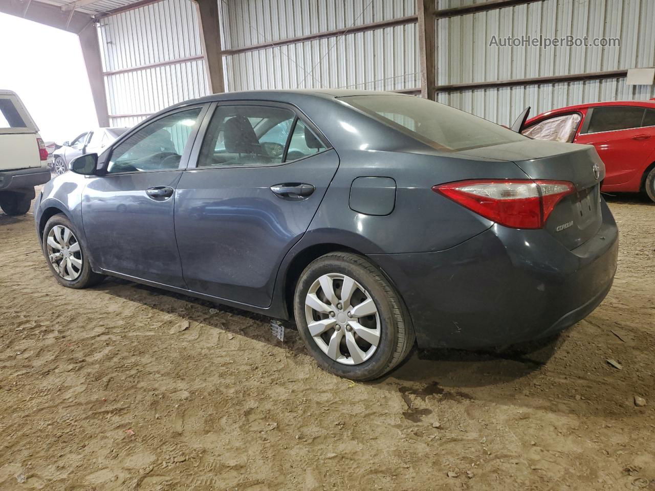 2015 Toyota Corolla L Gray vin: 5YFBURHE5FP239947