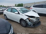 2015 Toyota Corolla Le White vin: 5YFBURHE5FP257610