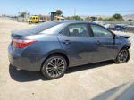 2015 Toyota Corolla L Blue vin: 5YFBURHE5FP281941