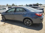 2015 Toyota Corolla L Blue vin: 5YFBURHE5FP281941