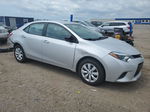 2015 Toyota Corolla L Silver vin: 5YFBURHE5FP319216