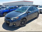 2015 Toyota Corolla S Plus Gray vin: 5YFBURHE5FP326103