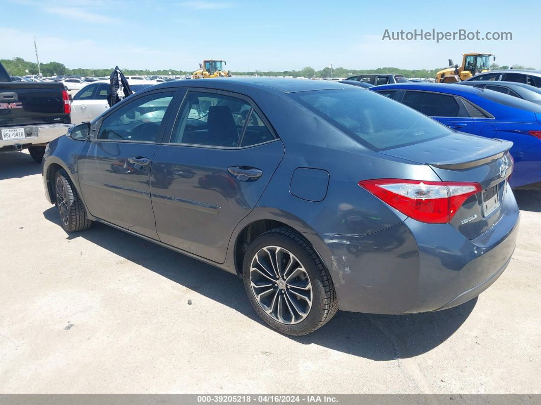 2015 Toyota Corolla S Plus Gray vin: 5YFBURHE5FP326103