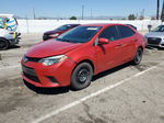 2015 Toyota Corolla L Red vin: 5YFBURHE5FP362759