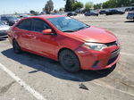 2015 Toyota Corolla L Red vin: 5YFBURHE5FP362759