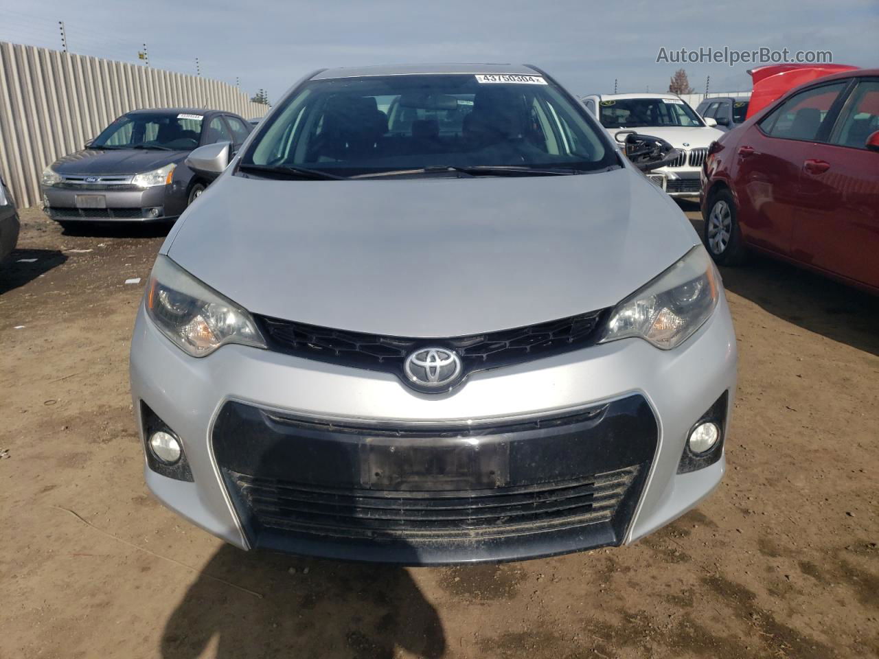 2016 Toyota Corolla L Silver vin: 5YFBURHE5GP402730