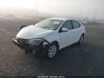 2016 Toyota Corolla Le White vin: 5YFBURHE5GP403053