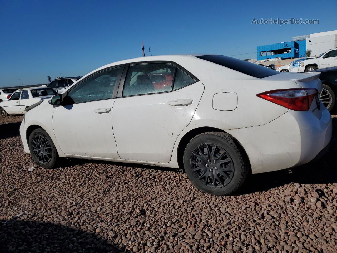 2016 Toyota Corolla L White vin: 5YFBURHE5GP446016