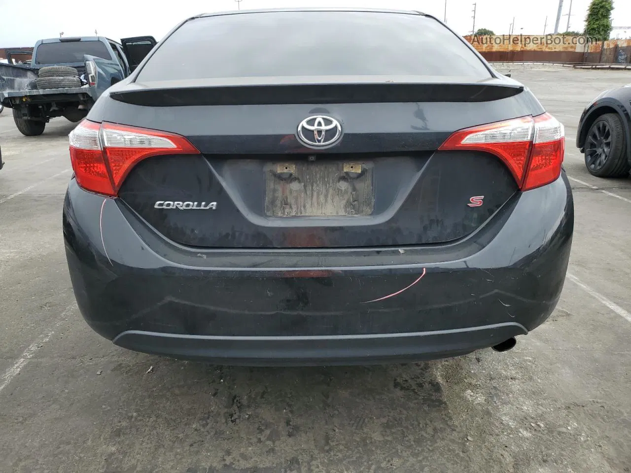 2016 Toyota Corolla L Black vin: 5YFBURHE5GP463754